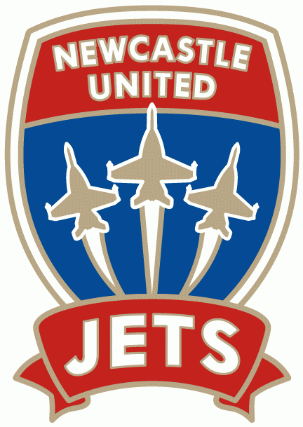 Newcastle United Jets FC 2005-Pres Primary Logo t shirt iron on transfers